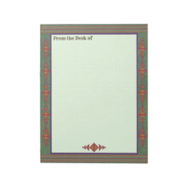 Bloco De Notas Design Geométrico Sudoeste Sagebrush