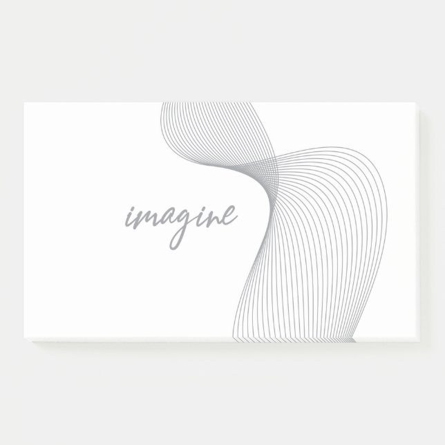 Bloco De Notas Design gráfico moderno, simples e elegante da Imag (Frente)