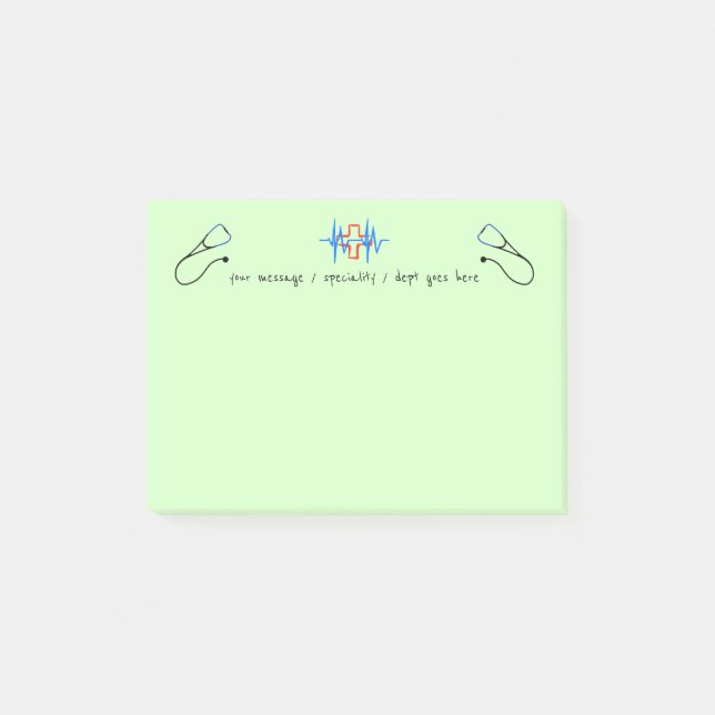 Bloco De Notas Design médico da estação da recepção/enfermeiras (Frente)