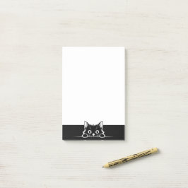Bloco De Notas Design Minimalista de Gatinho Fofo - GATO 1a