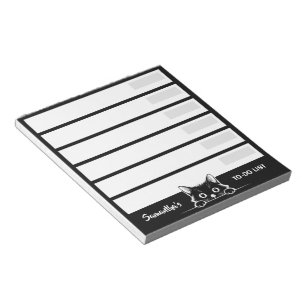 Bloco De Notas Design Minimalista de Gatinho Fofo - GATO 1a