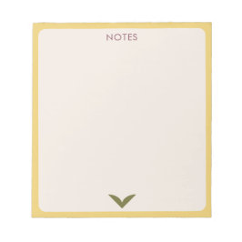 bloco de notas design moderno