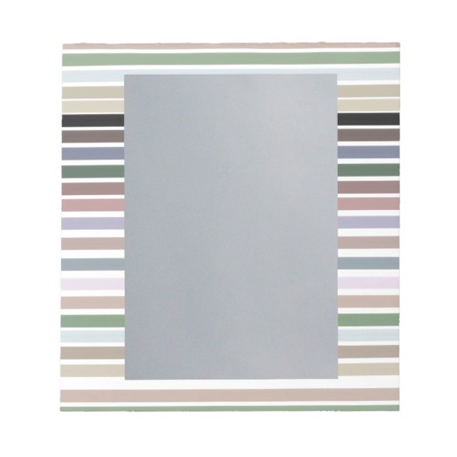 Bloco De Notas design na moda stripe (Frente)