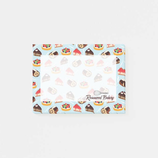Bloco De Notas Design Personalizado de Sobremesa de Padaria (Frente)