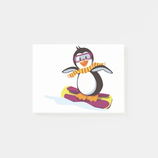 Bloco De Notas Design Pinguim (Frente)