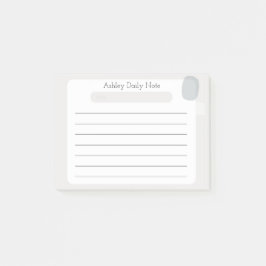 Bloco De Notas Design simples para notas rápidas