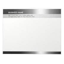 Designer Criativo de Folha de Prata e Preto Chic M