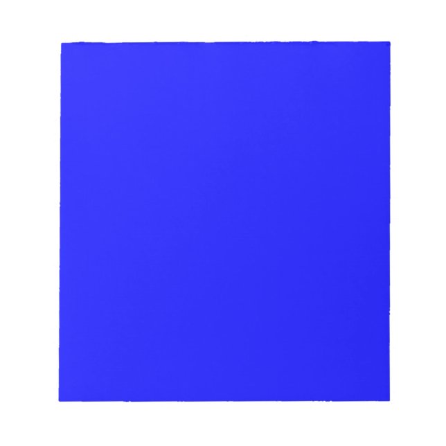Bloco De Notas Designer Personalizado de Cor Azul (Frente)