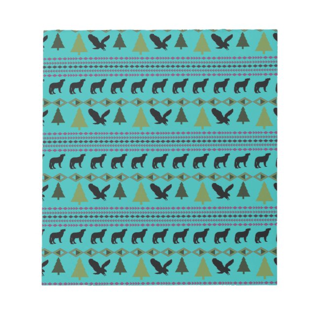 Bloco De Notas Designs nativos americanos (Frente)
