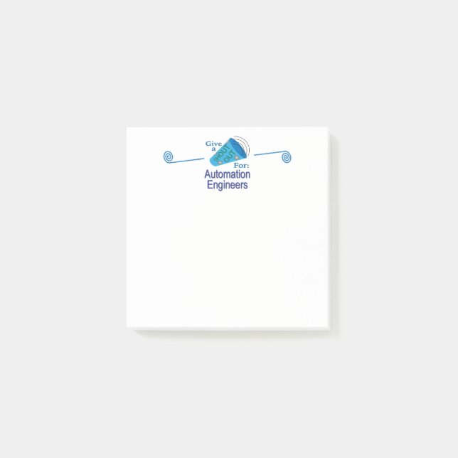 Bloco De Notas Desligar para Engenheiros de Automação (Frente)