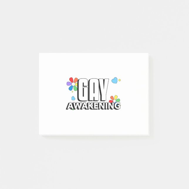 Bloco De Notas Despertar gay (Frente)