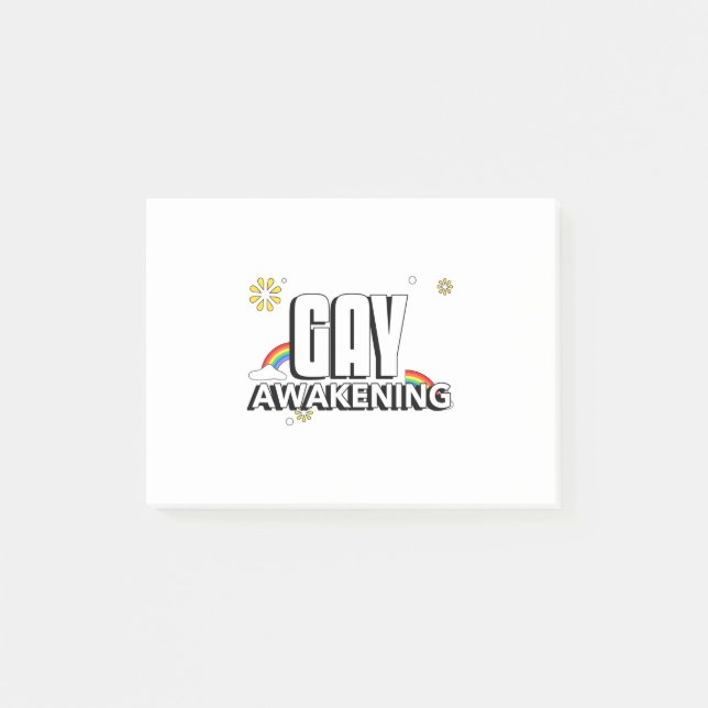 Bloco De Notas Despertar gay (Frente)