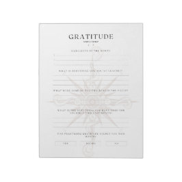 Bloco De Notas Destaques e pré-visualização da gratidão mensal