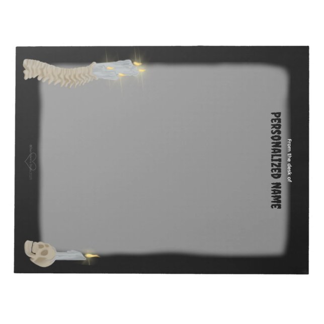 Bloco De Notas Desvio De Tempo - Sem Linhas (Frente)