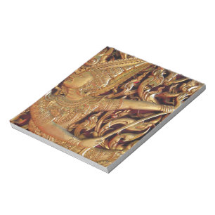 Bloco De Notas Detalhe do Templo Budista Tailandês