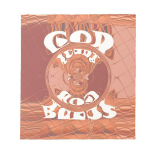 Bloco De Notas Deus abençoe Engraçado Você Ouro kenya Hakuna Mata