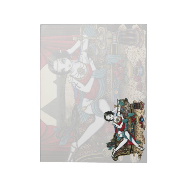 Bloco De Notas Deusa Egípcia Mayet Maat Angel Art Notepad (Invertido)