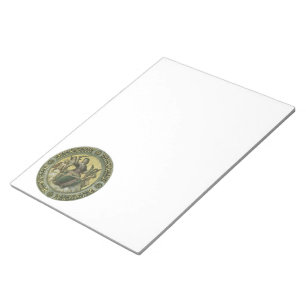 Bloco De Notas Deusa Romana Justiça com Anjos por Rafael