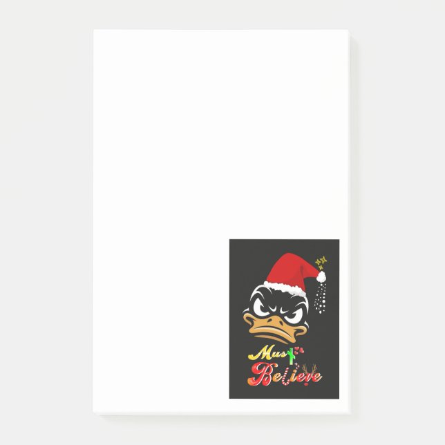 Bloco De Notas Deve Acreditar no Natal (Frente)