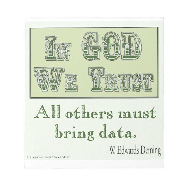 Bloco De Notas Deve trazer os guardanapos de dados (Frente)