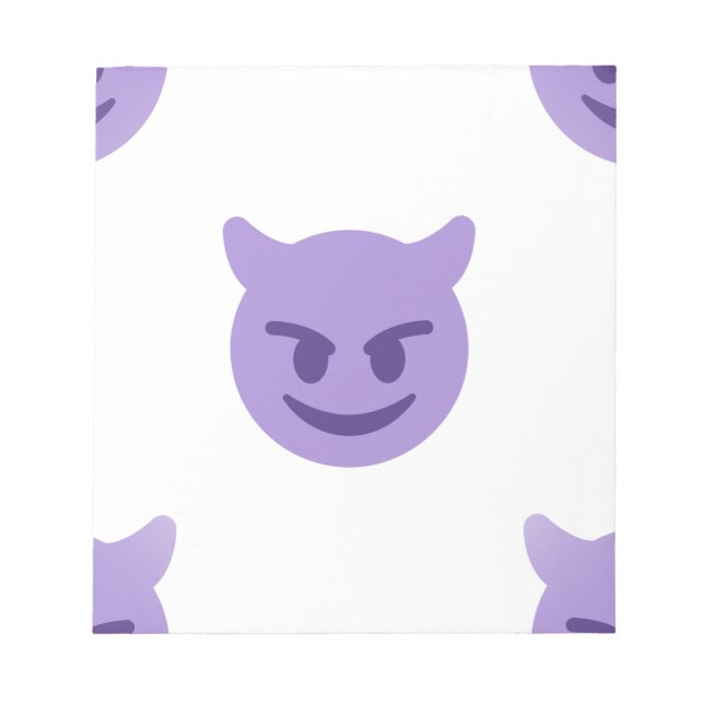 Bloco De Notas devil emoji (Frente)