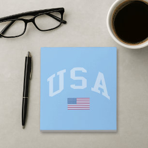 Bloco De Notas Dia da Independência Patriótico Bandeira Americana
