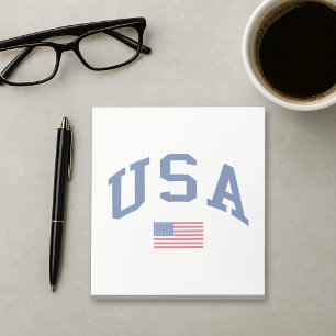 Bloco De Notas Dia da Independência Patriótico Bandeira Americana