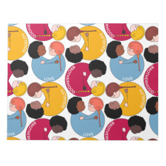 Bloco De Notas Dia de Martin Luther King, fraternidade e igualdad