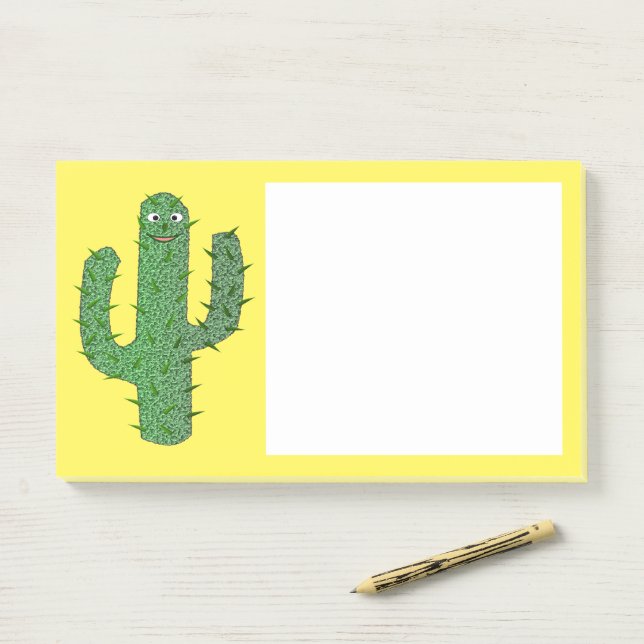 Bloco De Notas Dia dos Mortos Felizes Cactus (Na mesa)
