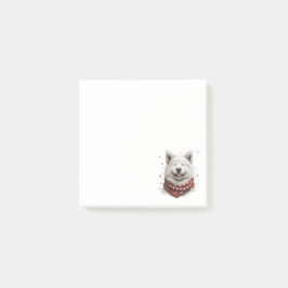 Bloco De Notas Dia dos Namorados Samoyed Dog