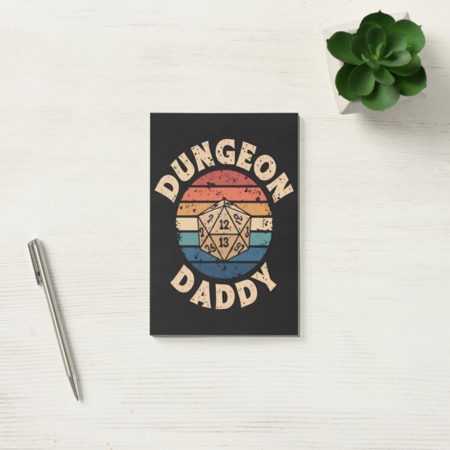 Bloco De Notas Dia dos Pais Dungeon Daddy (Escritótio)
