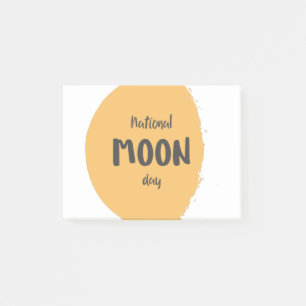 Bloco De Notas Dia Nacional da Lua