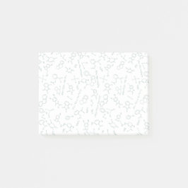 Bloco De Notas Diagramas de química design em verde