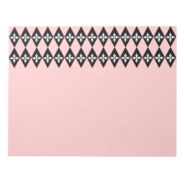 Bloco De Notas Diamantes Florais (Frente)