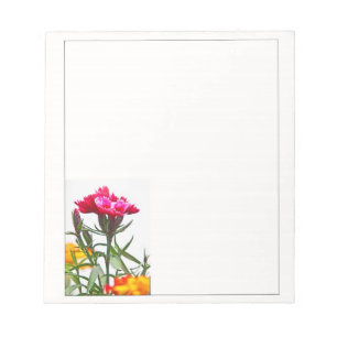 Bloco De Notas Dianthus Flower