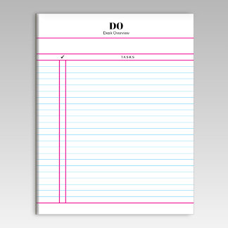 Bloco de Notas Diário de Lista de Tarefas com Mono