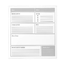 Diário diário de autoatendimento com gratidão, Not