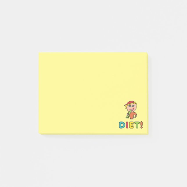 Bloco De Notas Dieta Engraçada! (Frente)