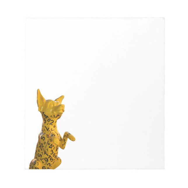 Bloco De Notas dígitos do cão (Frente)