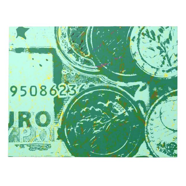 Bloco De Notas Dinheiro verde (Frente)