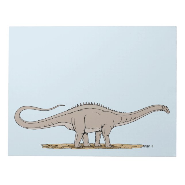Bloco De Notas Dinossauro Jurássico Apatossauro (Frente)