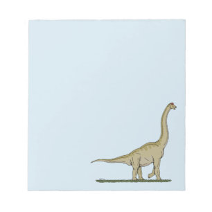 Bloco De Notas Dinossauro Jurássico Brachiossauro