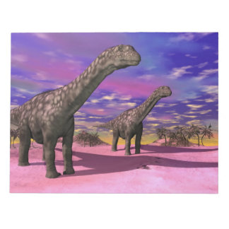 Bloco De Notas Dinossauros argentinos - renderização 3D