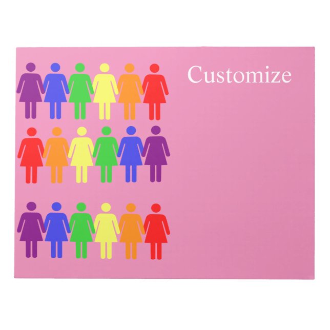 Bloco De Notas Direitos das mulheres LGBTQIA Thunder_Cove 2017 (Frente)