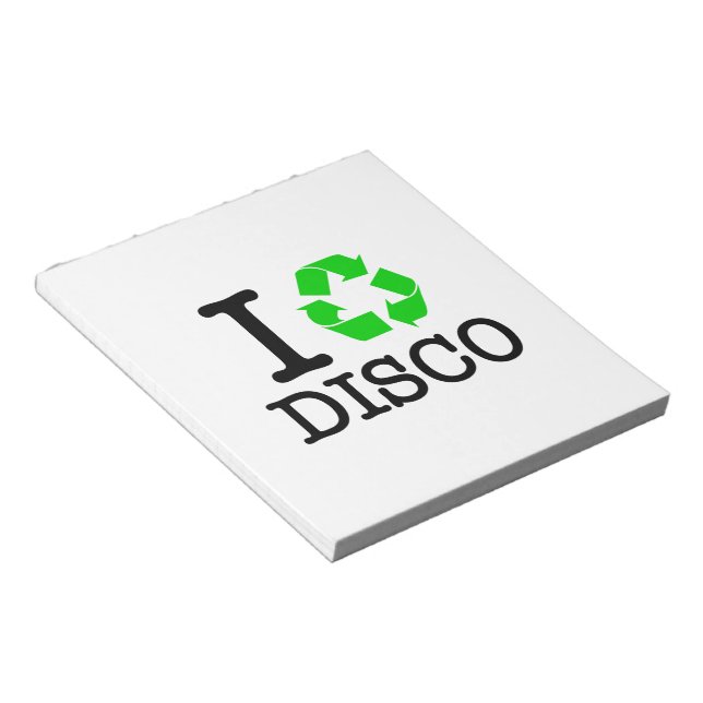Bloco De Notas Disco do Reciclar (Inclinado)