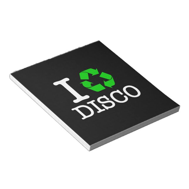 Bloco De Notas Disco do Reciclar (Inclinado)
