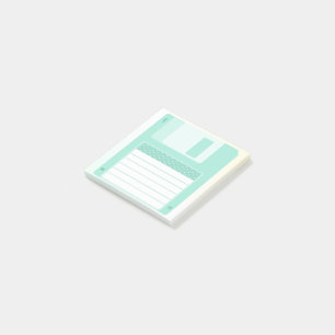 Bloco De Notas Disquete Pastel bonito da cerceta