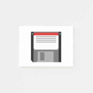 Bloco De Notas Disquete Pixel art