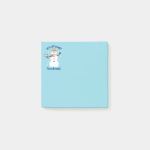 Bloco De Notas Diversão e Rico É tudo Legal Detetive Snowman
