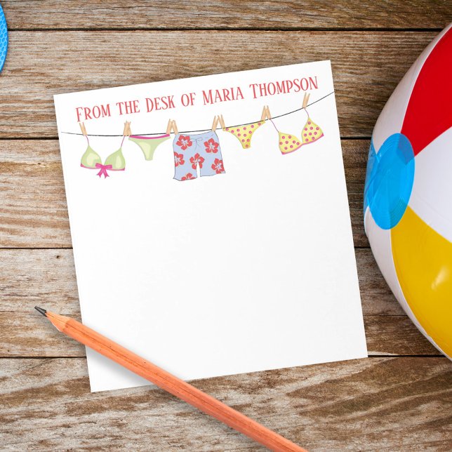 Bloco De Notas Diversão moderna de Na moda de chic (Criador carregado)